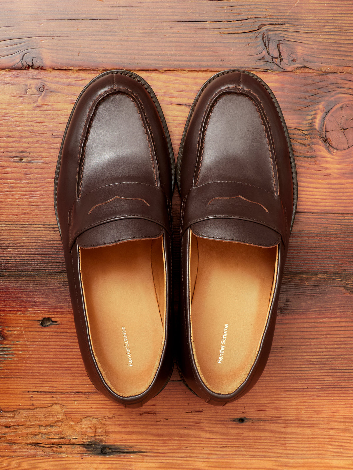 Hender Scheme loafer dark brown-